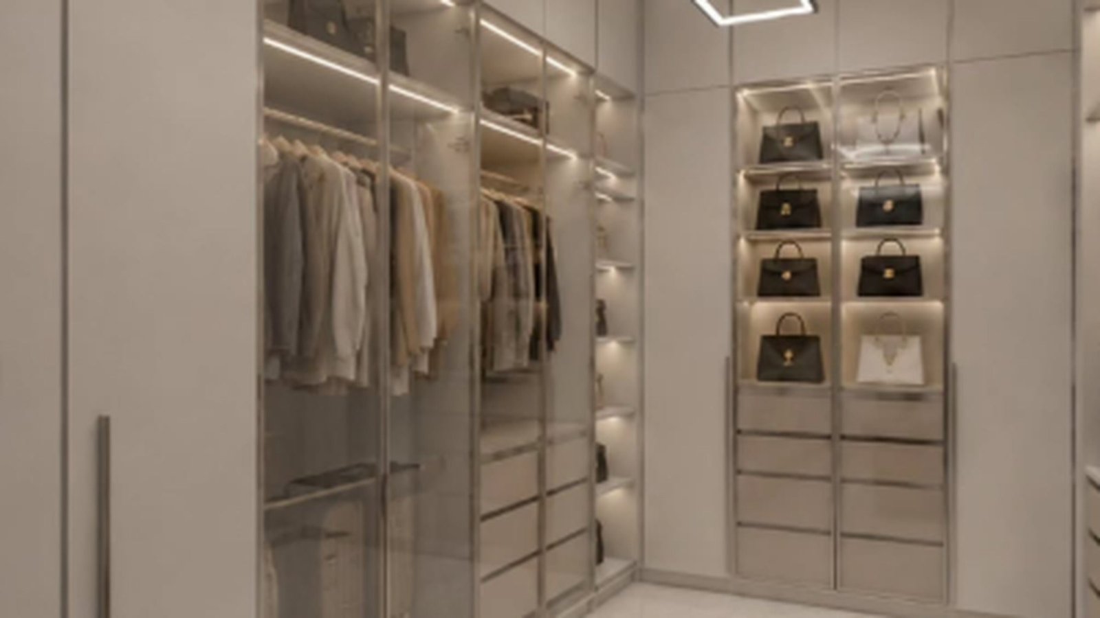 غرفة ملابس Walk-in — Walk-in Closet